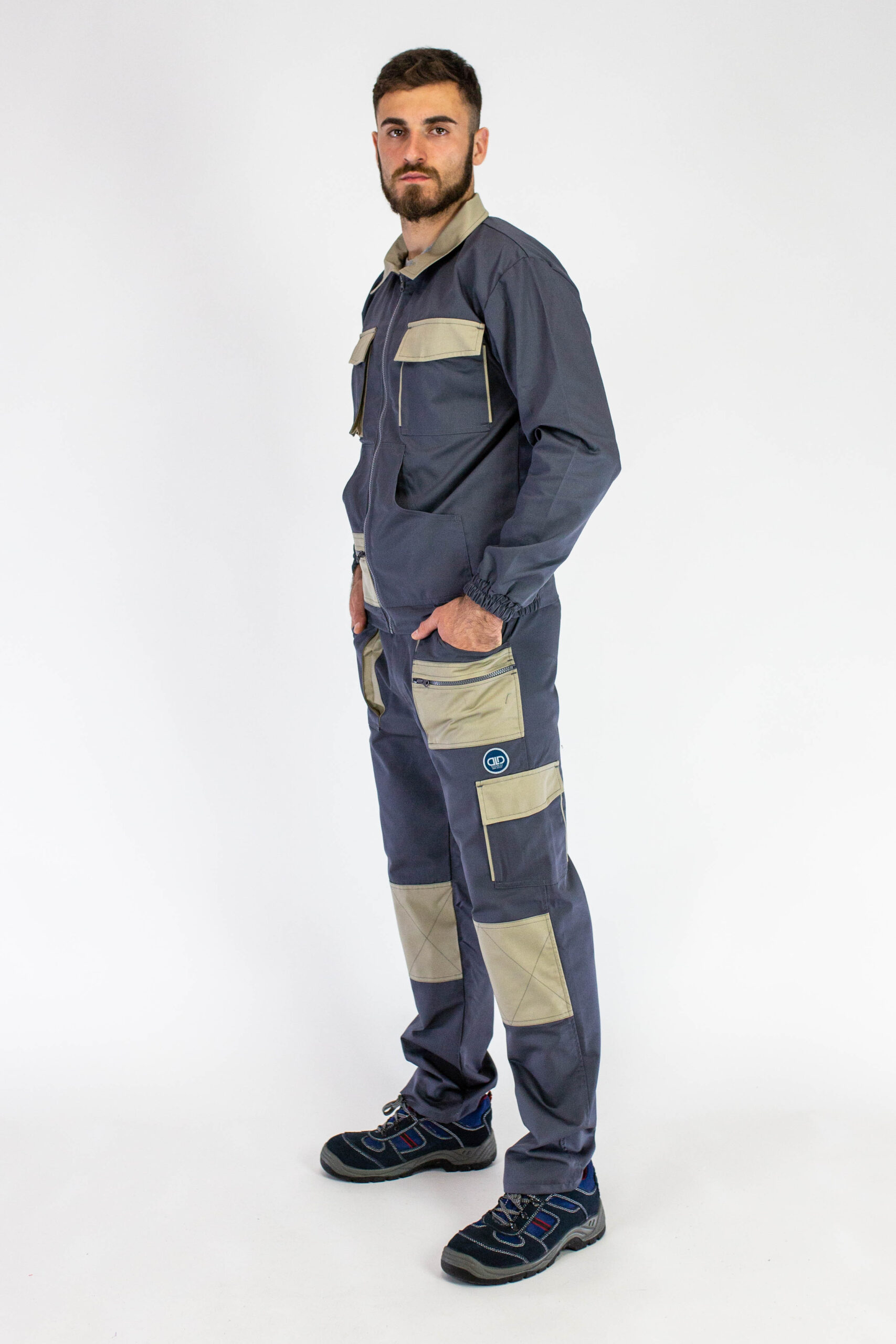 11-Radna uniforma komplet WORK D-10 Siva (2)