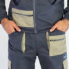 11-Radna uniforma komplet WORK D-10 Sivaa