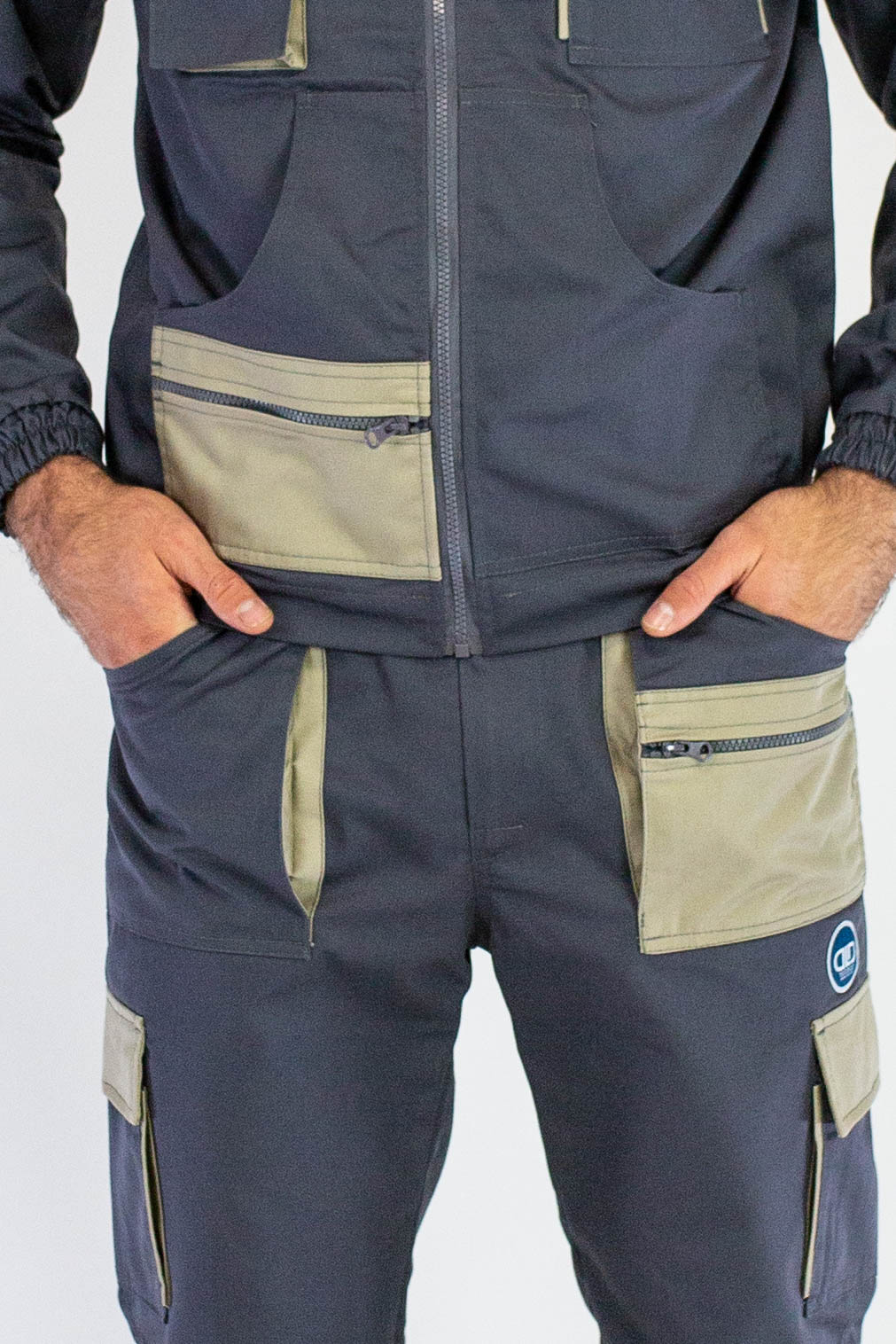 11-Radna uniforma komplet WORK D-10 Sivaa