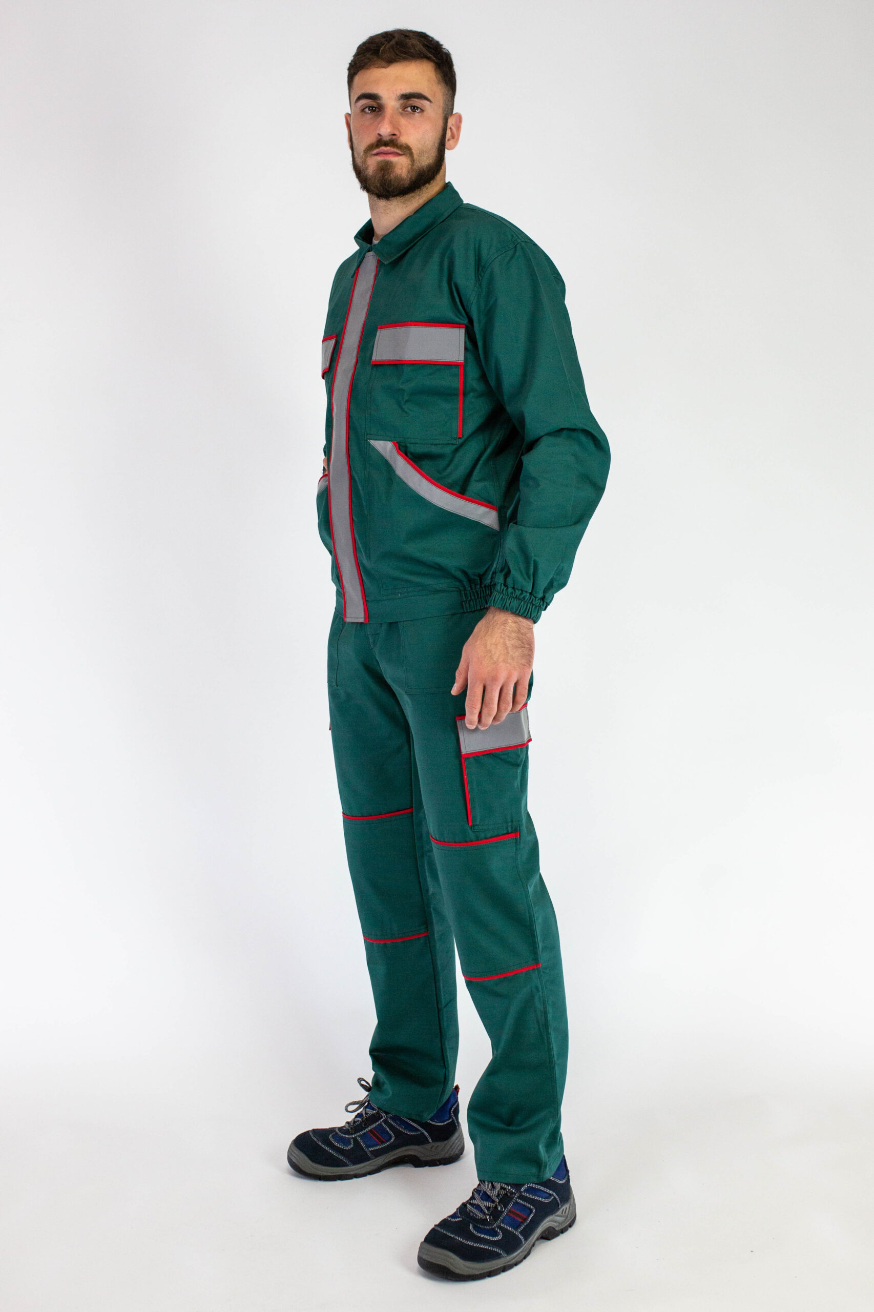 18-Radna uniforma komplet PROFY WORK D-4 Zelena Fluo (2)