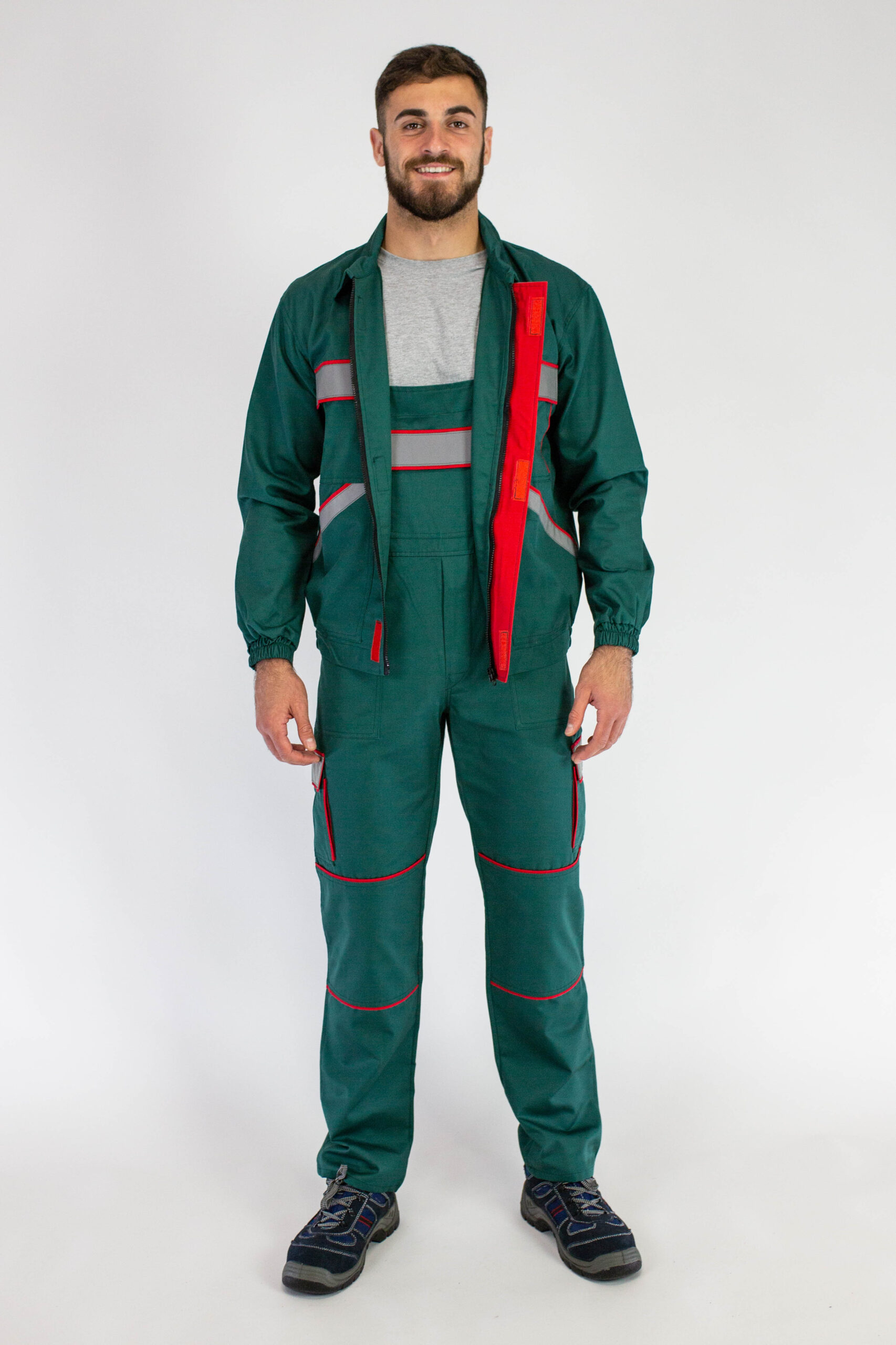 18-Radna uniforma komplet PROFY WORK D-4 Zelena Fluo