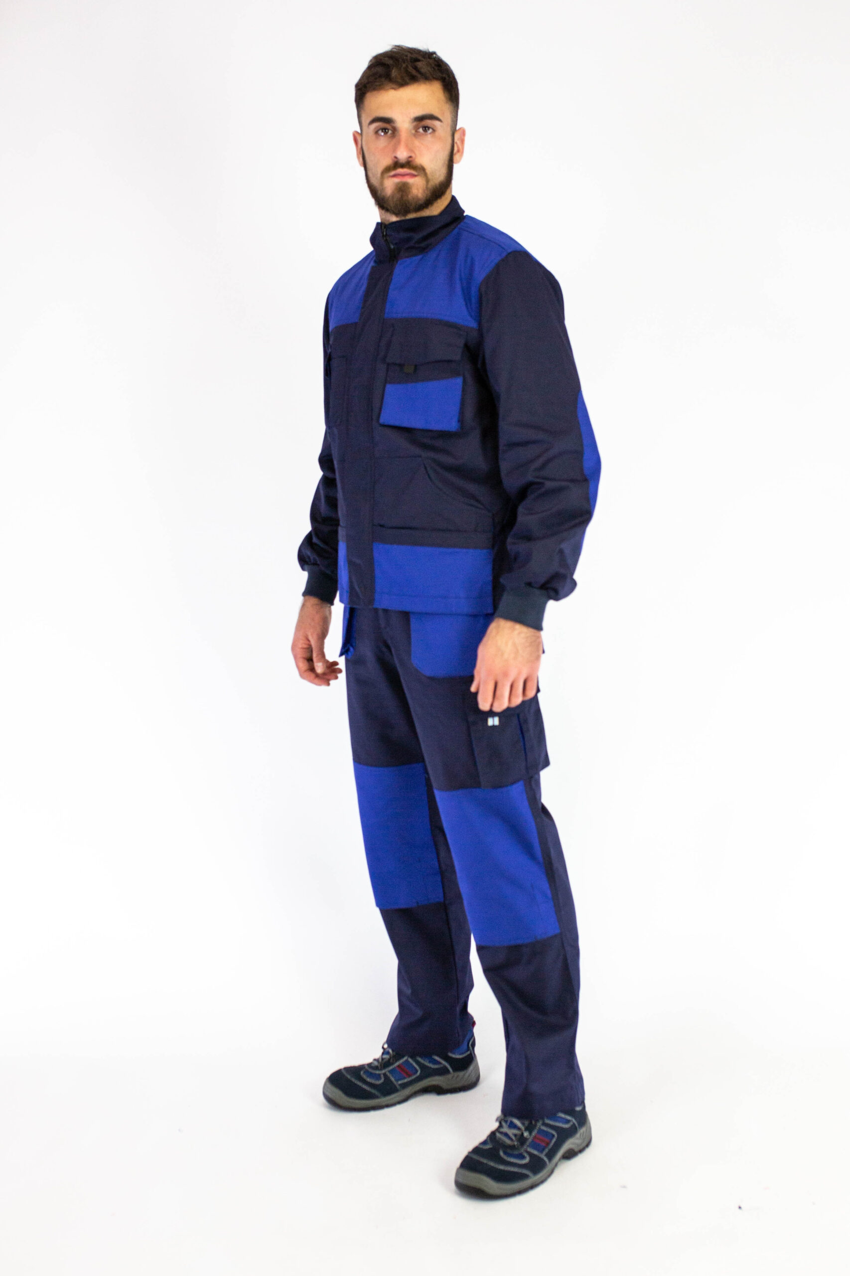 20-Radna uniforma komplet PROFY WORK D-24 Crno plavo (3)