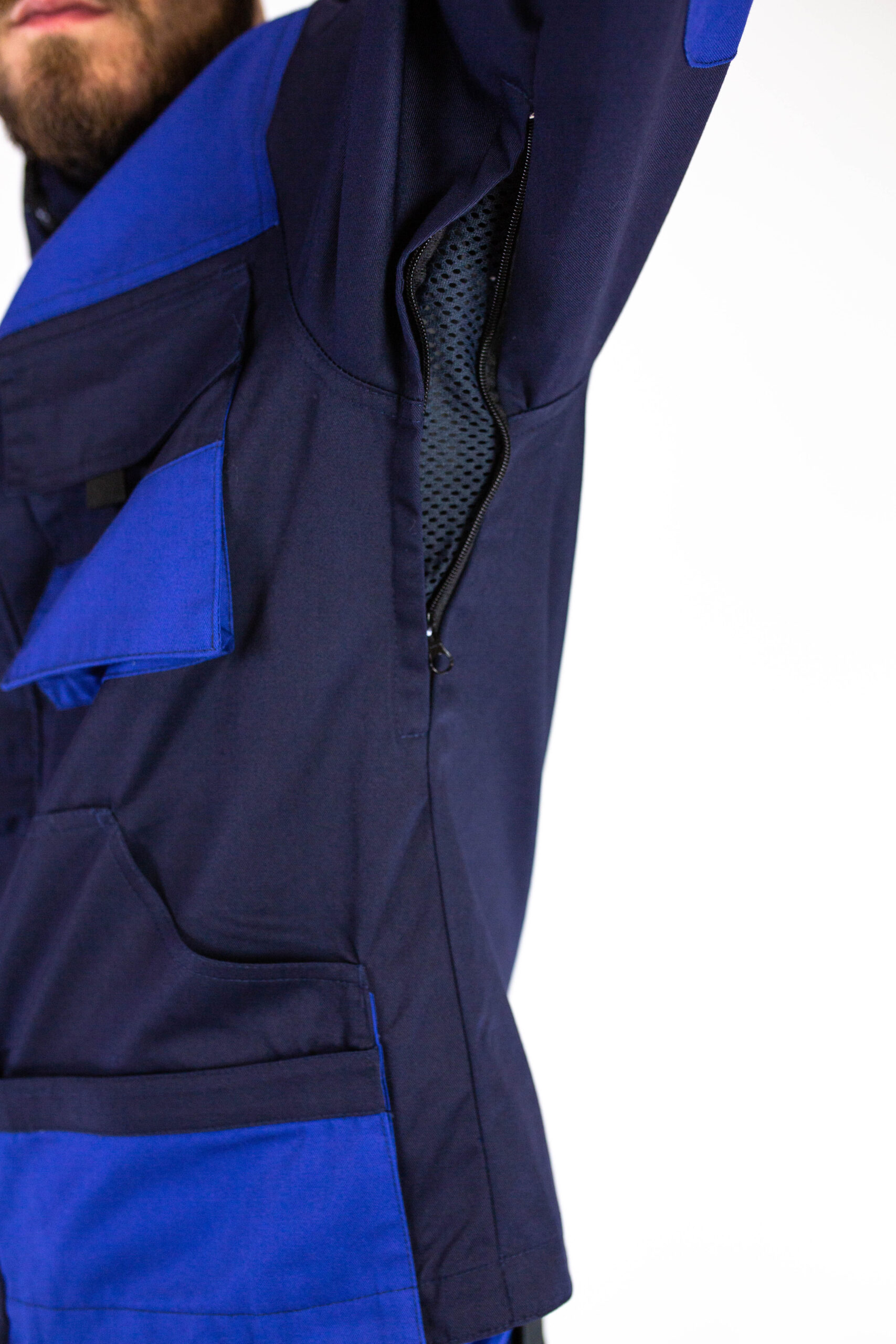 20-Radna uniforma komplet PROFY WORK D-24 Crno plavo (6)