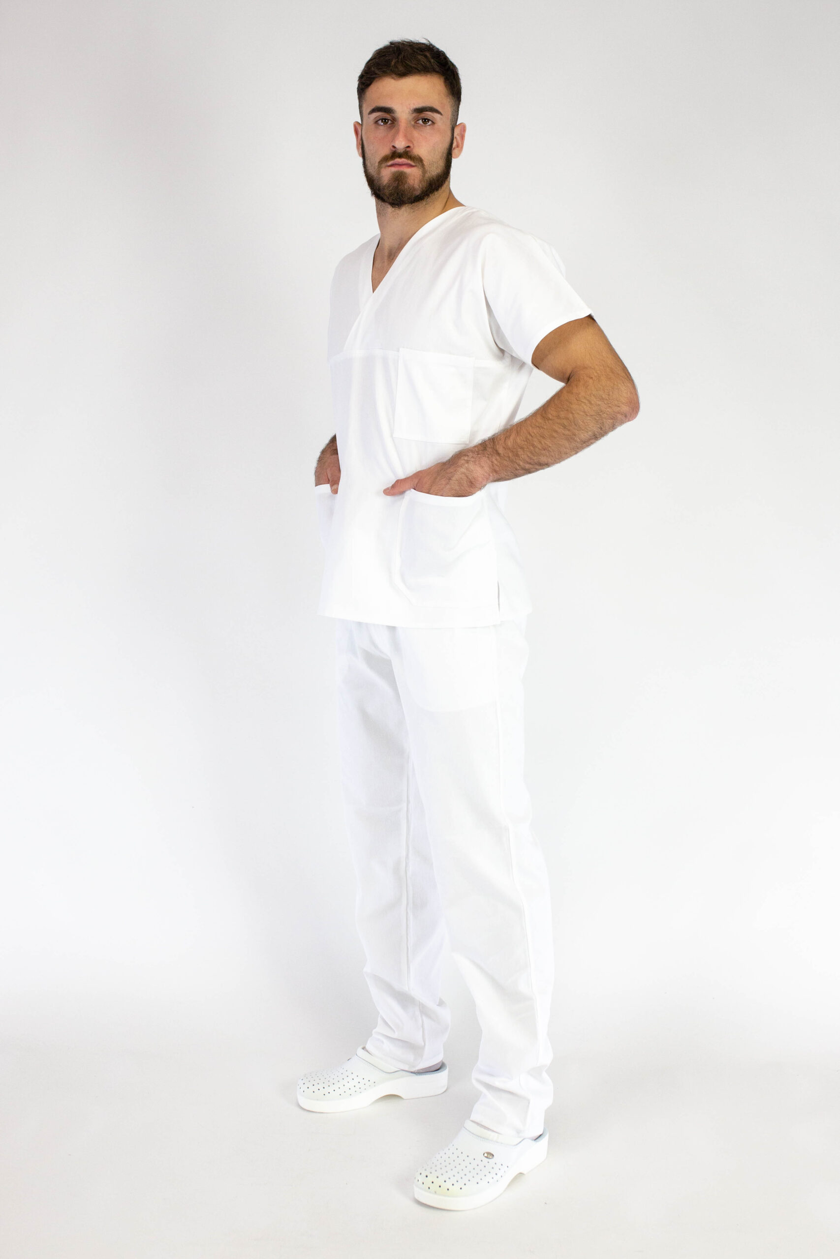 27-MEdicinska uniforma muška MEDIC M2 Komplet Belaa