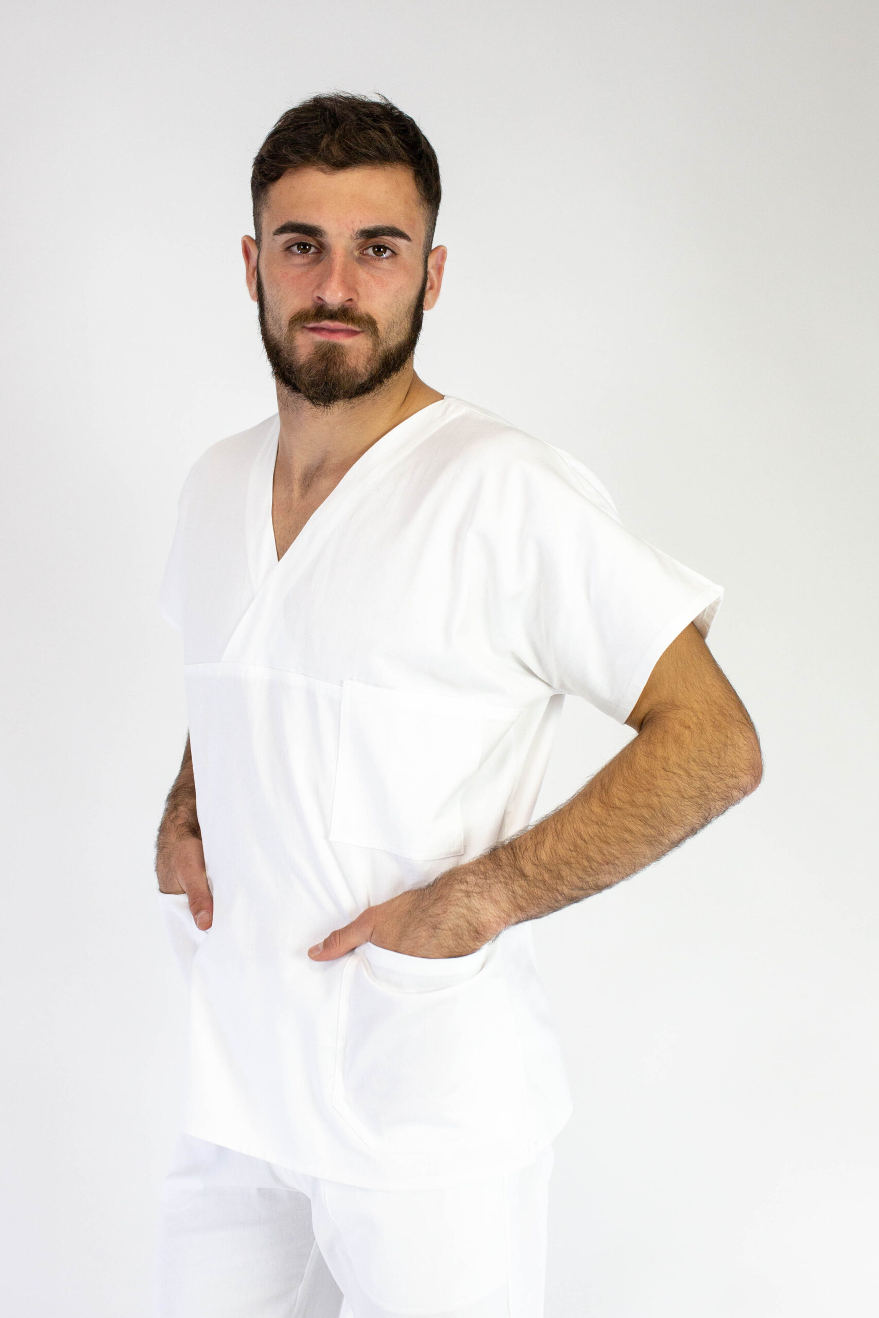 27-Medicinska bluza muška MEDIC M2 - Belaa