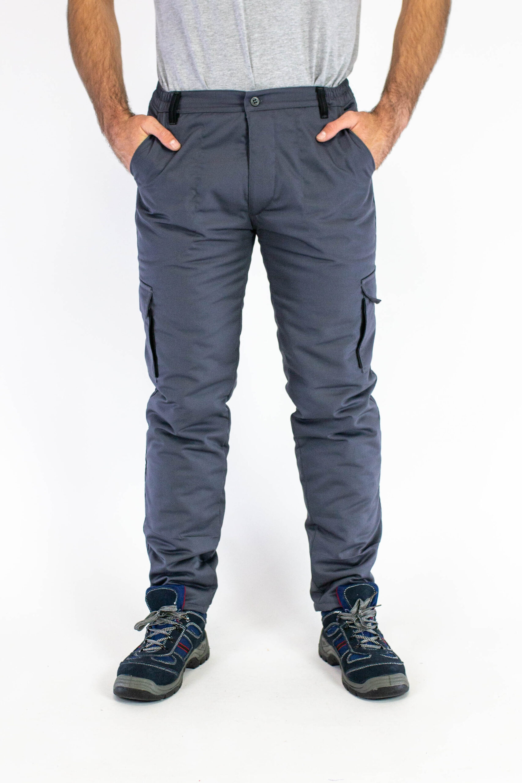 31-Radne pantalone TERMO 1 tamno sive