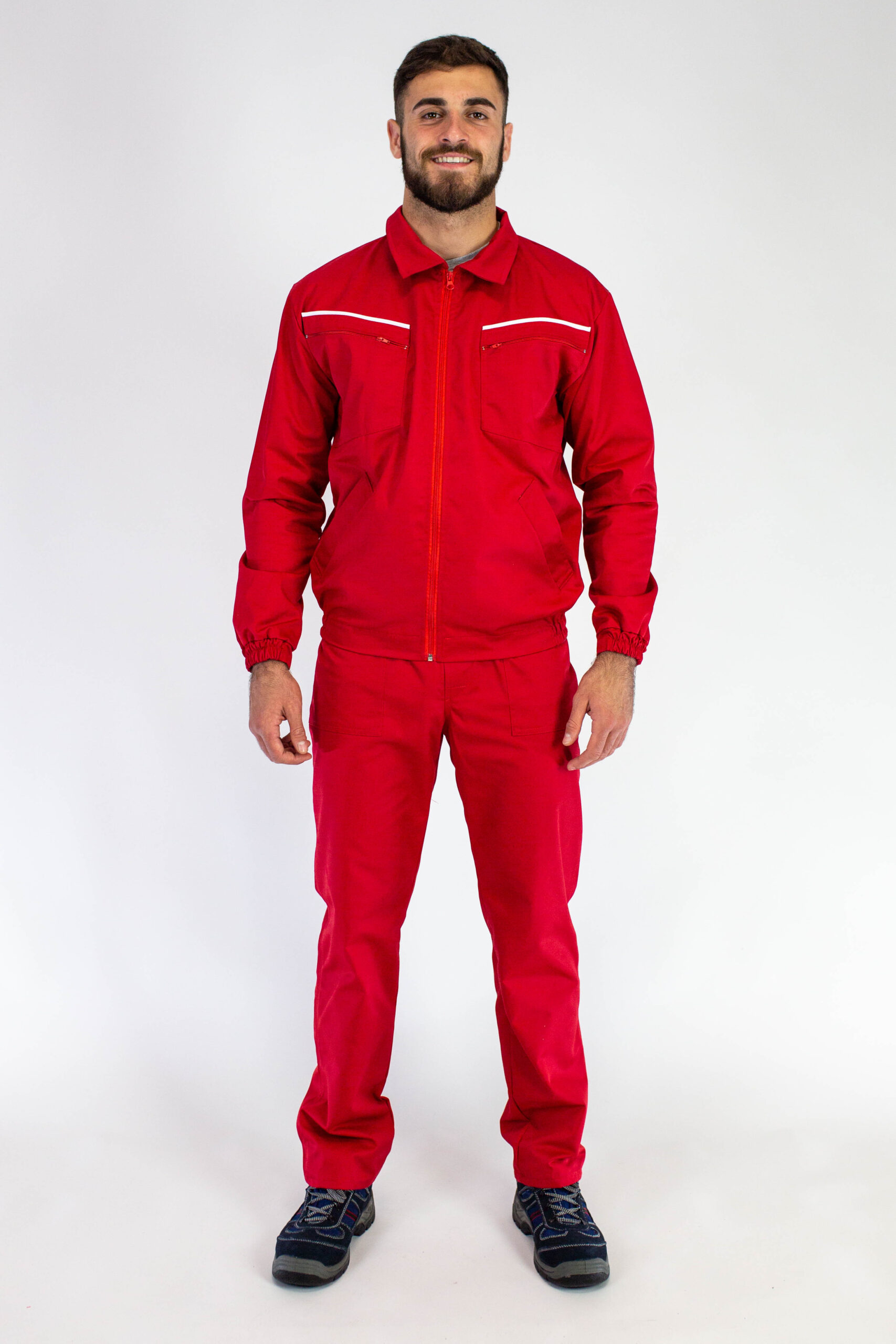 7-Radna uniforma WORK D-19 Crvena