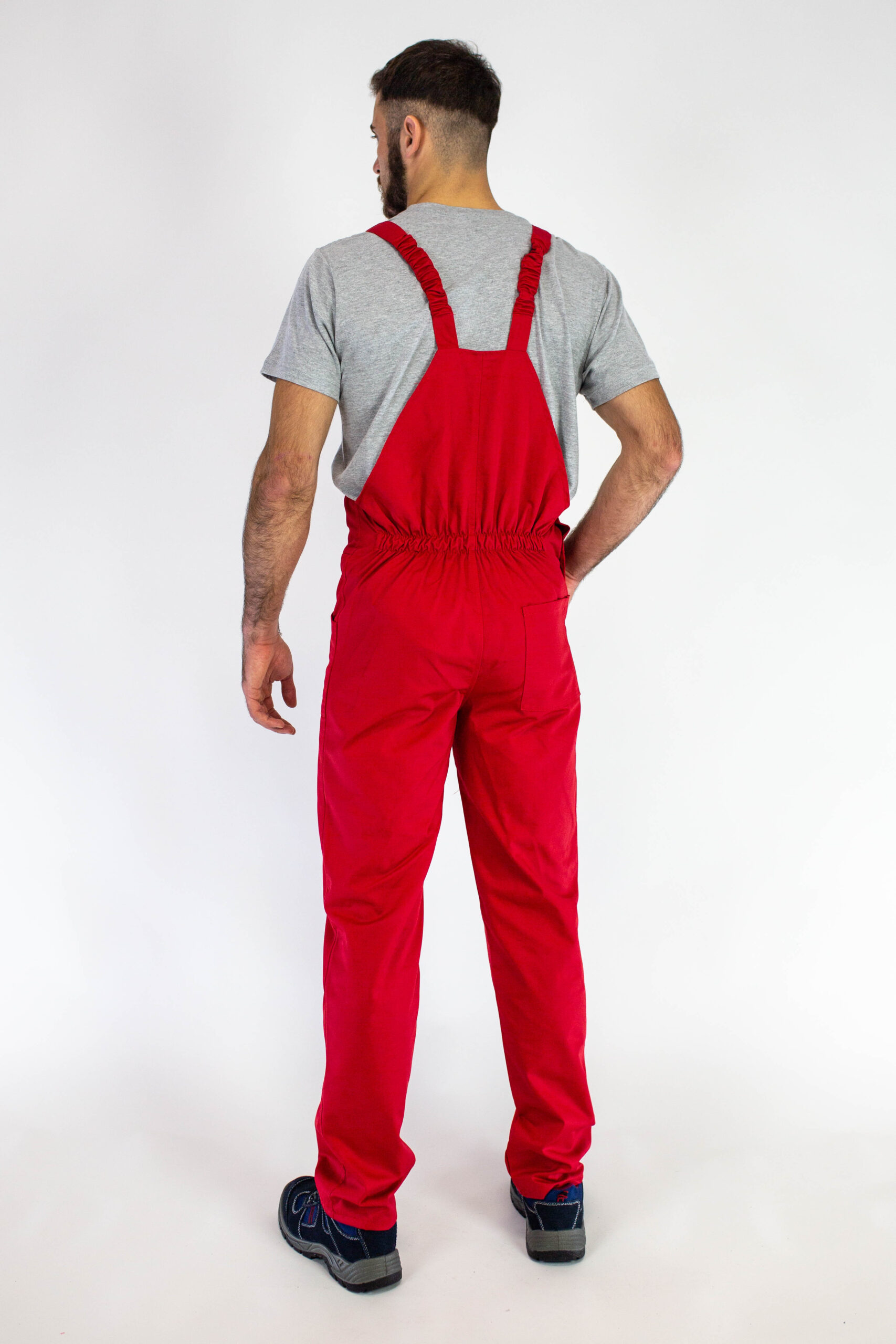 7-Radni polukombinezon WORK D-19 Crvenaaa