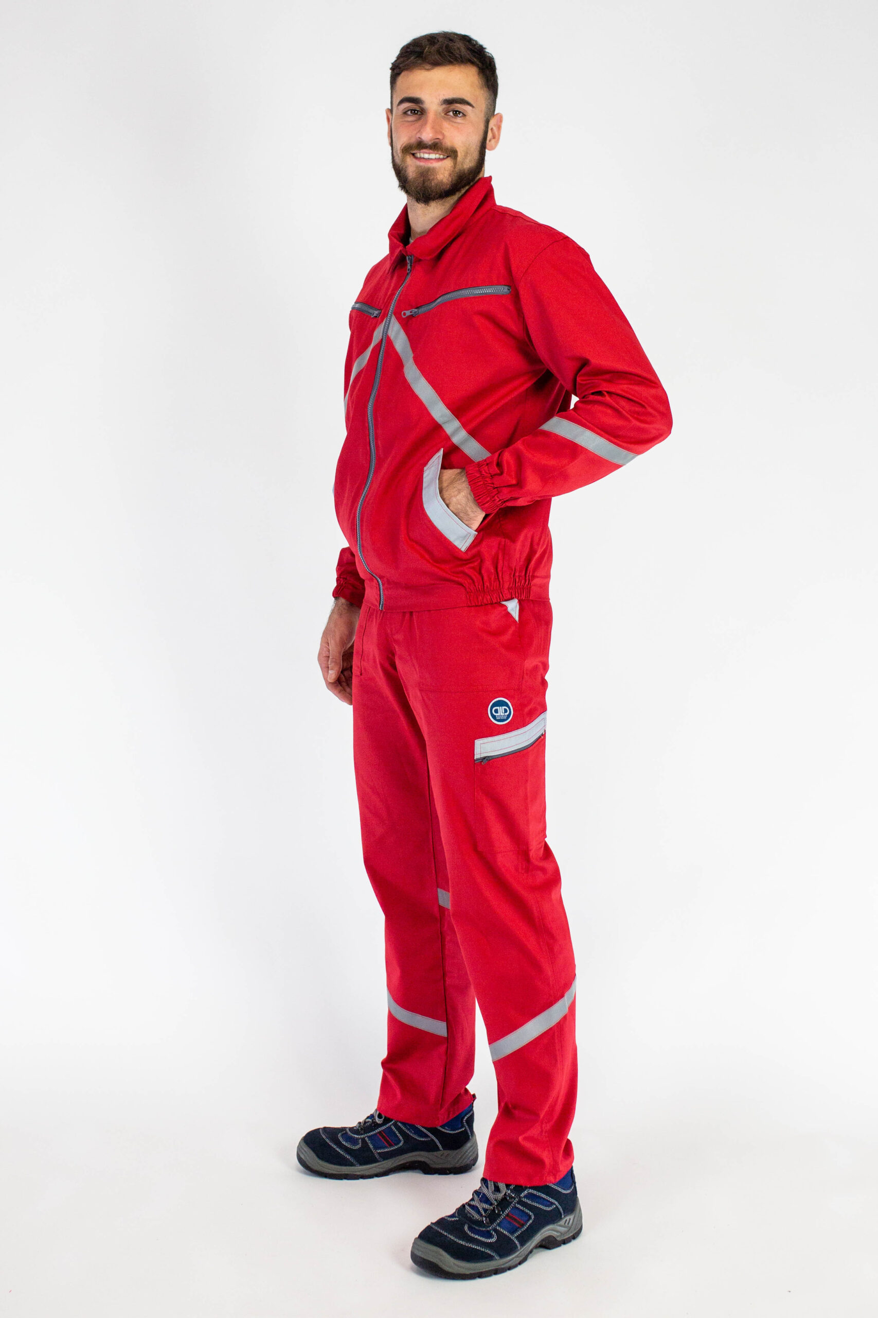 9-Radna uniforma komplet WORK D-23 Crvenaa